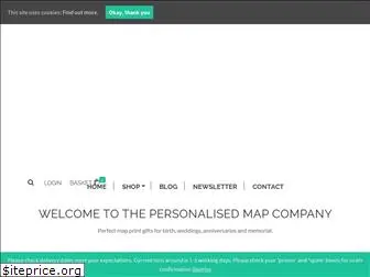 thepersonalisedmapcompany.com