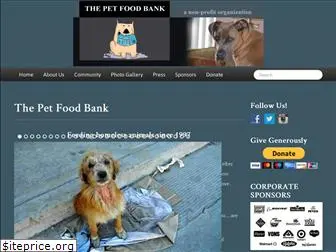 thepetfoodbank.com