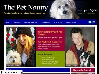 thepetnannys.com