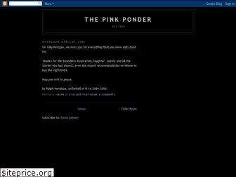 thepinkponder.blogspot.com