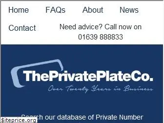 theprivateplateco.co.uk