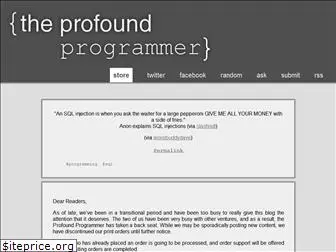 theprofoundprogrammer.com