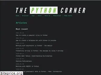 thepythoncorner.com