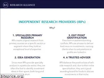 theresearchalliance.com