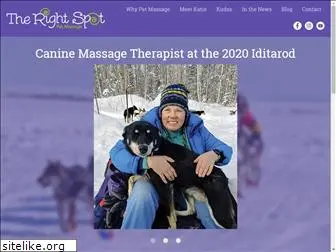 therightspotpetmassage.com