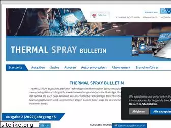 thermal-spray-bulletin.info
