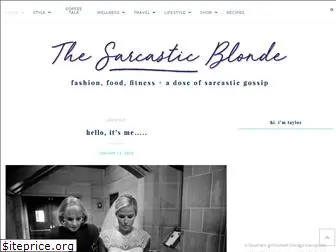 thesarcasticblonde.com