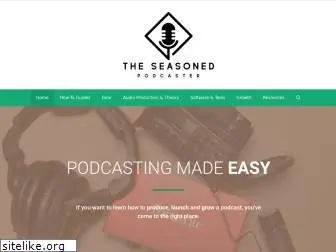 theseasonedpodcaster.com