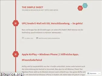 thesimplesheet.wordpress.com