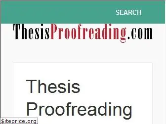thesisproofreading.com