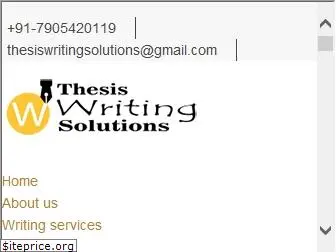 thesiswritingsolutions.com