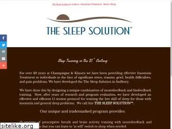 thesleepsolution.ca