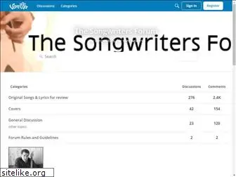 thesongwritersforum.com