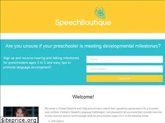 thespeechboutique.com