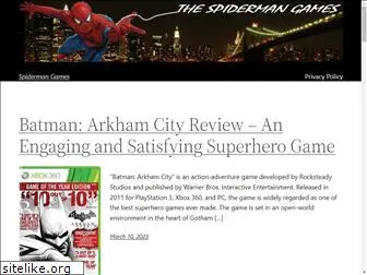 thespidermangames.com