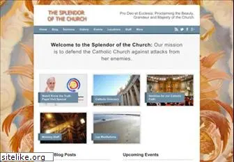 thesplendorofthechurch.com