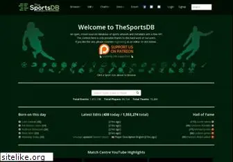 thesportsdb.com
