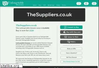 thesuppliers.co.uk