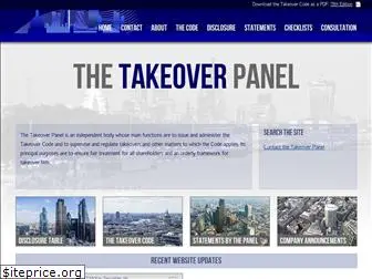 thetakeoverpanel.org.uk