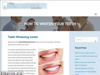 theteethwhiteningcenter.com