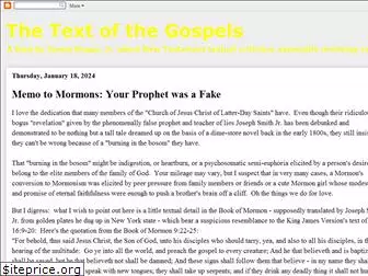 thetextofthegospels.com