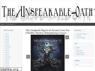 theunspeakableoath.com