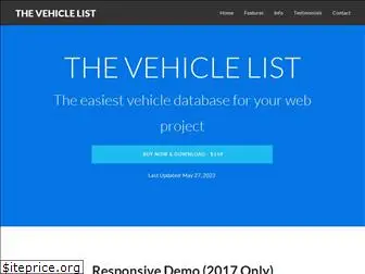 thevehiclelist.com