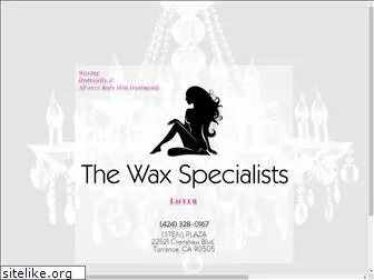 thewaxspecialists.com