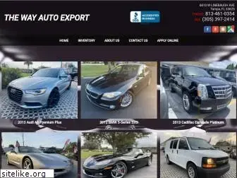 thewayautoexport.com