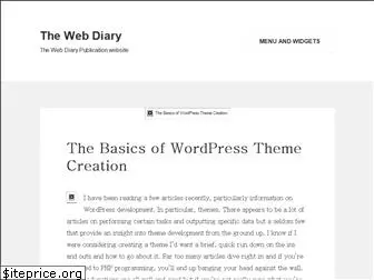 thewebdiary.com