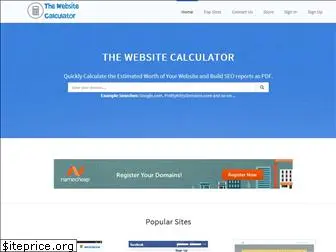 thewebsitecalculator.com