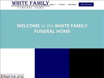 thewhitefamilyfuneralhome.com