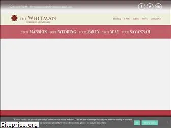 thewhitmansavannah.com