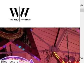 thewhoandwhat.com