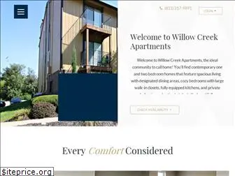 thewillowcreekapthomes.com