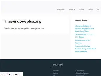 thewindowsplus.org