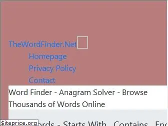 thewordfinder.net