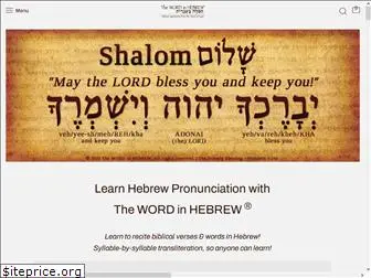 thewordinhebrew.com