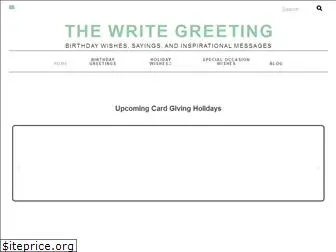 thewritegreeting.com