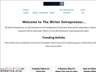 thewriterentrepreneur.com