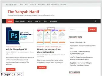 theyahyahanif.com