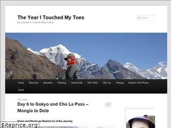 theyearitouchedmytoes.com