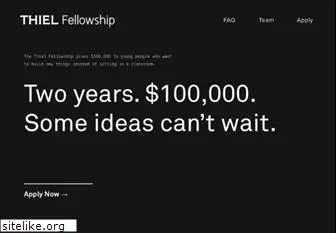 thielfellowship.org