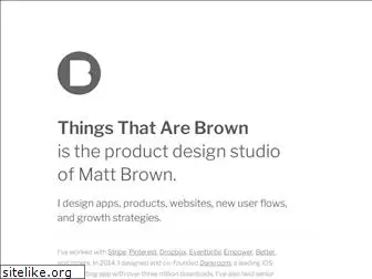 thingsthatarebrown.com