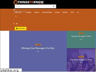 thingstoknow.com.ng