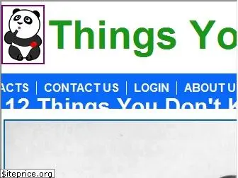 thingsyoudontknow.com