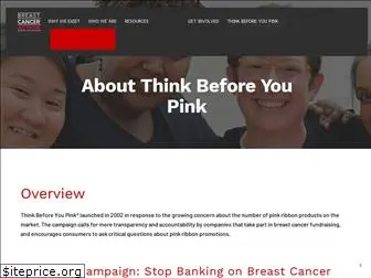 thinkbeforeyoupink.org