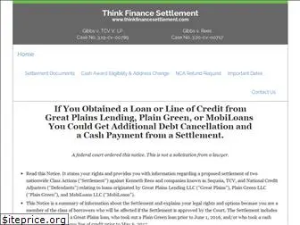 thinkfinancesettlement.com