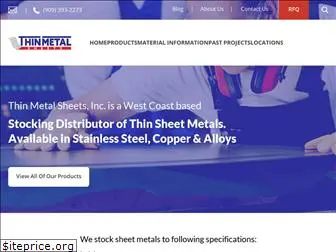 thinmetalsheets.com