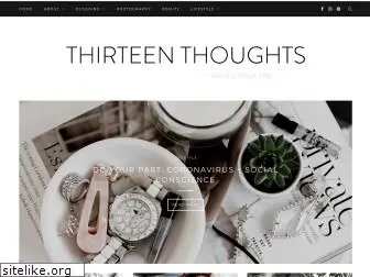 thirteenthoughts.com